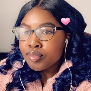 Dark/Navy blue closure wig